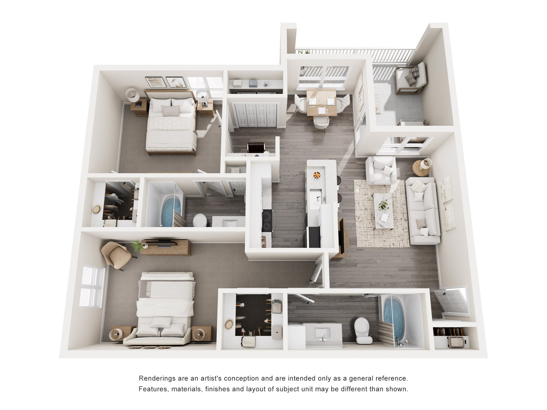 Floor plan layout diagram for 2A